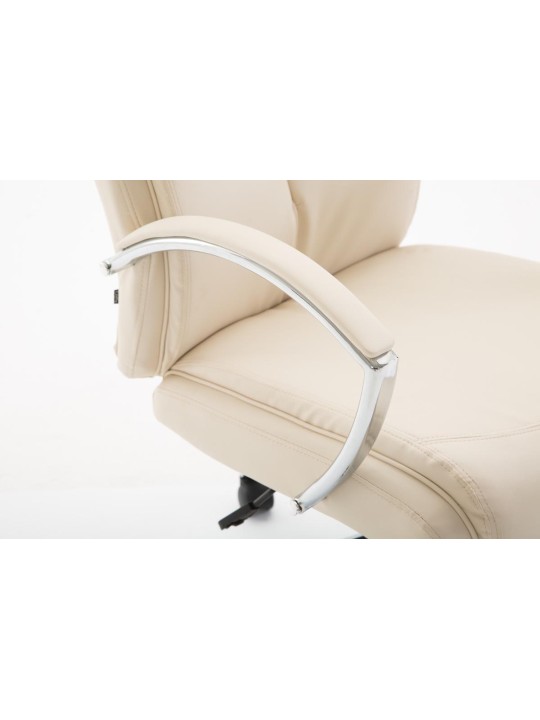 Työtuoli Vaud keinonahkaa, kermanvärinen Työtuoli Vaud keinonahkaa, kermanvärinen