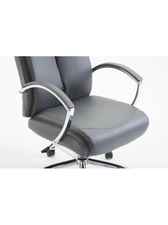 Työtuoli Vaud keinonahkaa, harmaa Työtuoli Vaud keinonahkaa, harmaa