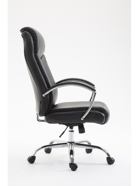 Työtuoli Vaud keinonahkaa, musta