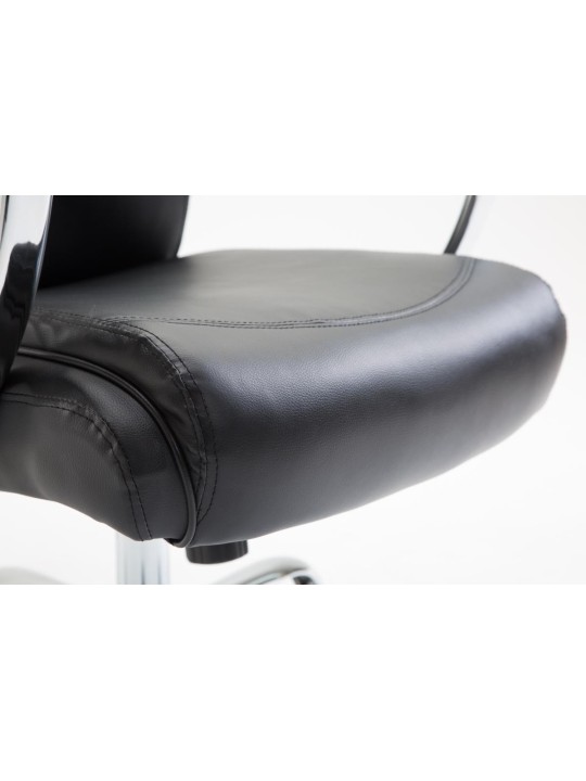 Työtuoli Vaud keinonahkaa, musta