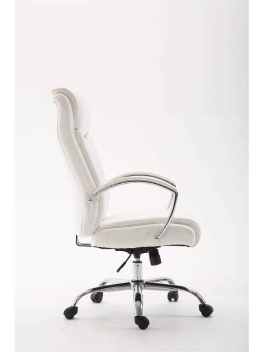 Työtuoli Vaud keinonahkaa, valkoinen