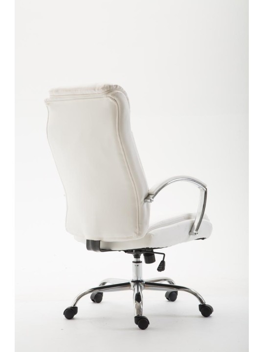 Työtuoli Vaud keinonahkaa, valkoinen