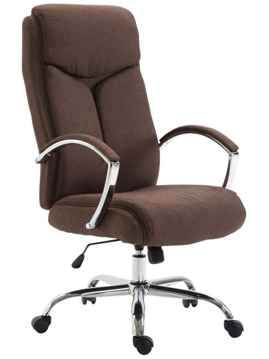 Työtuoli Vaud kangasta, ruskea