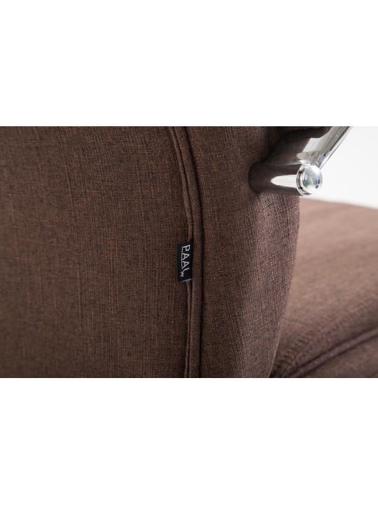 Työtuoli Vaud kangasta, ruskea