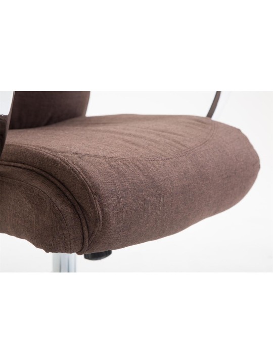 Työtuoli Vaud kangasta, ruskea