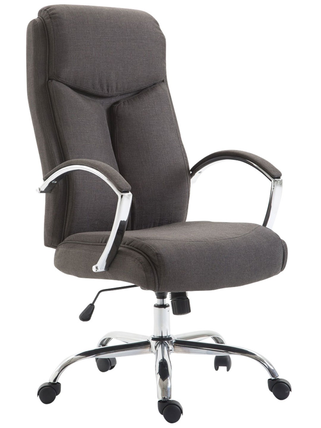 Työtuoli Vaud kangasta, tummanharmaa