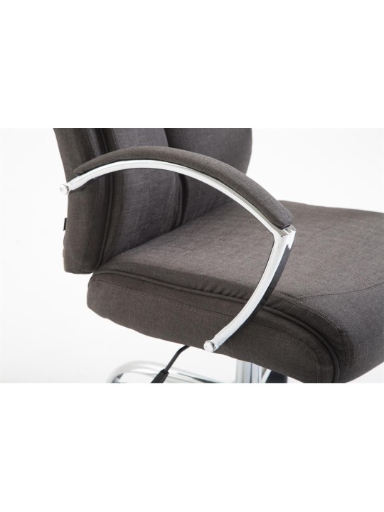 Työtuoli Vaud kangasta, tummanharmaa