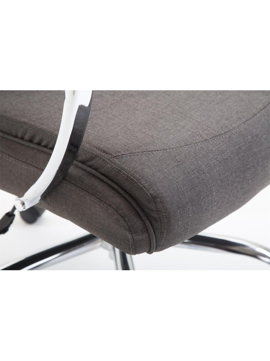 Työtuoli Vaud kangasta, tummanharmaa