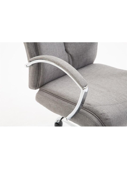 Työtuoli Vaud kangasta, harmaa