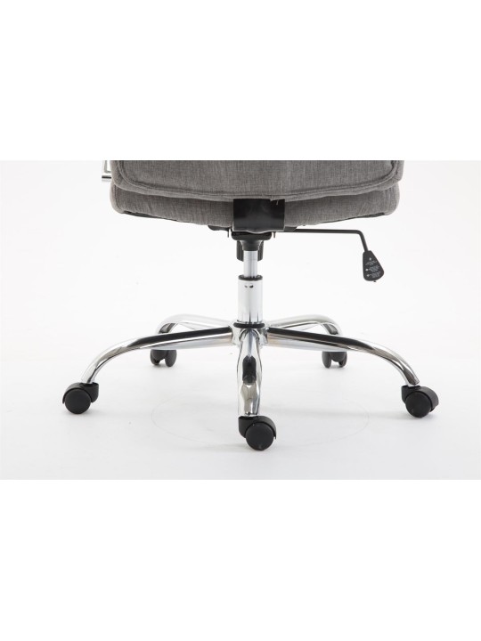 Työtuoli Vaud kangasta, harmaa