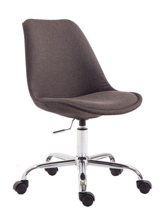 Toimistotuoli Toulouse kangasta, tummanharmaa