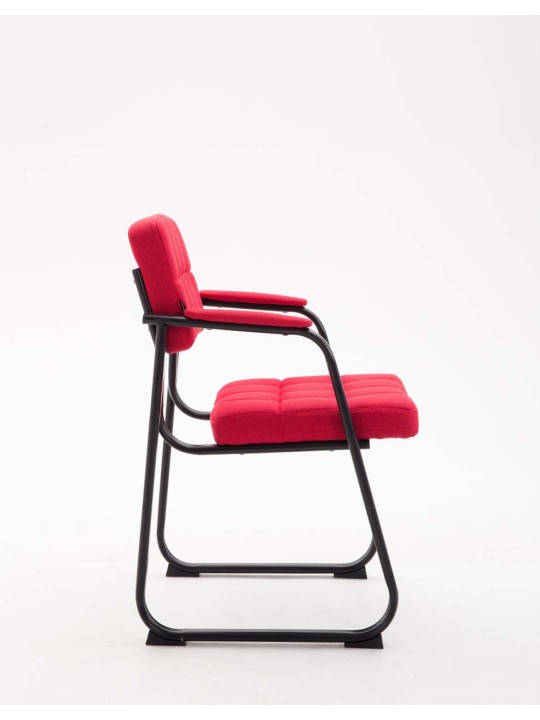 Vierailijatuoli Canada B -kangasta, punainen