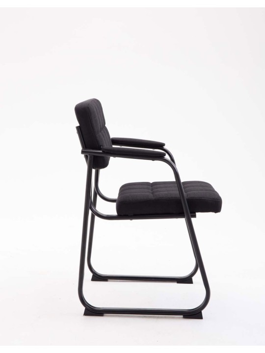 Vierailijatuoli Canada B -kangasta, musta