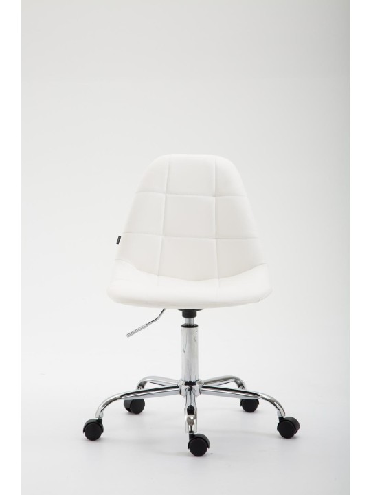Työtuoli Reims keinonahkaa, valkoinen