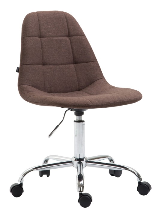 Työtuoli Reims kangasta, ruskea