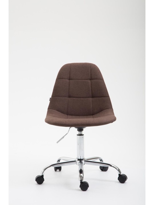 Työtuoli Reims kangasta, ruskea