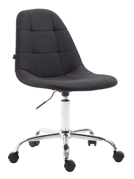 Työtuoli Reims kangasta, musta