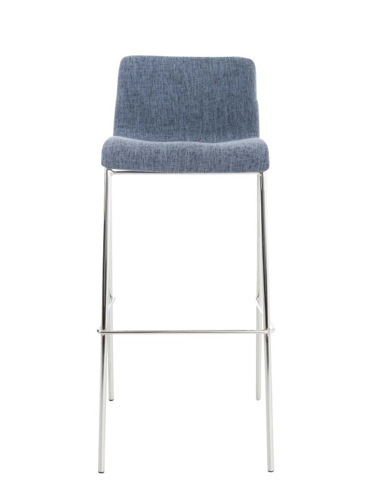 Baarijakkara Hoover-kangas 4-jalkainen runko kromi, sininen