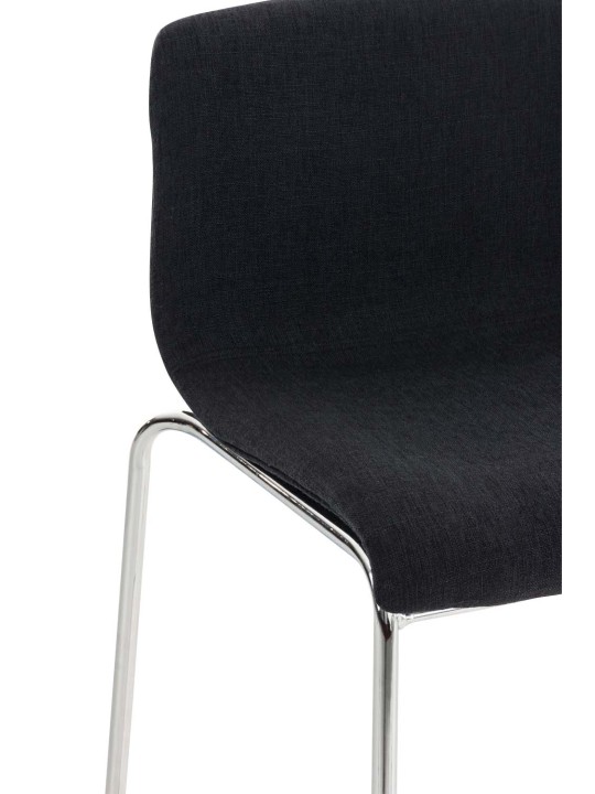 Baarijakkara Hoover-kangas 4-jalkainen runko kromi, musta