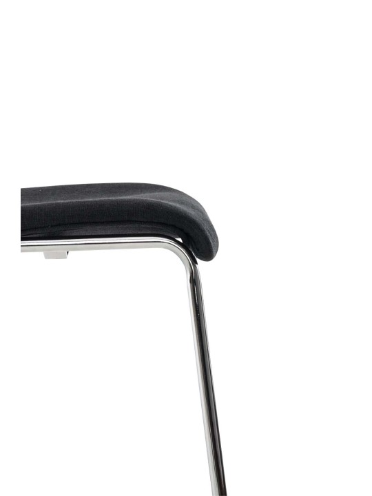 Baarijakkara Hoover-kangas 4-jalkainen runko kromi, musta