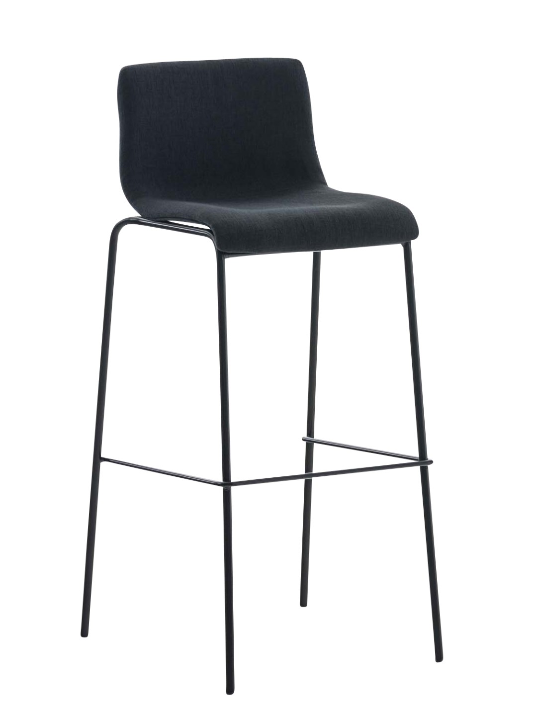 Baarijakkara Hoover-kangas 4-jalkainen runko, musta