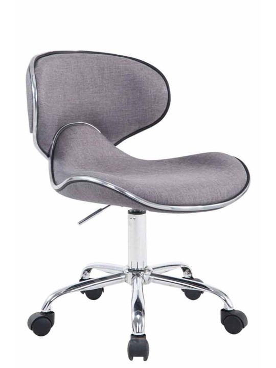 Työjakkara Las Vegas V2 kangasta, harmaa