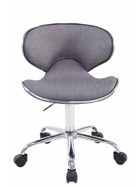 Työjakkara Las Vegas V2 kangasta, harmaa