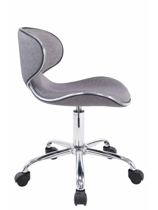 Työjakkara Las Vegas V2 kangasta, harmaa