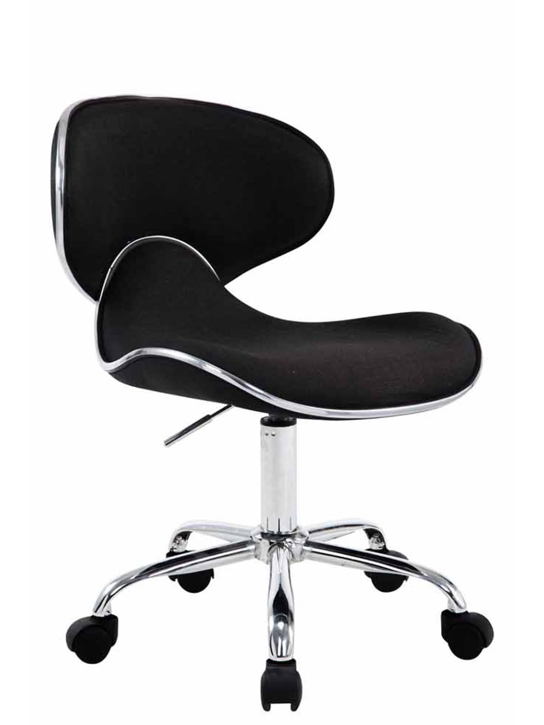 Työjakkara Las Vegas V2 kangasta, musta