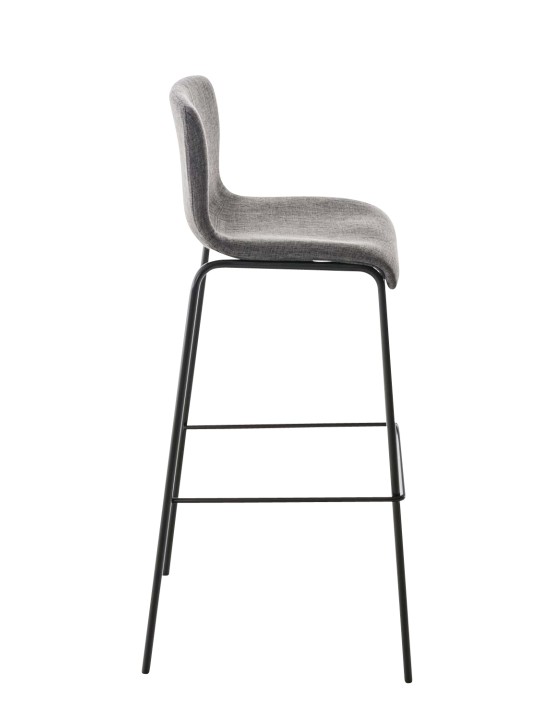 2 baarijakkaran setti Hoover-kangas 4-jalkainen runko, vaaleanharmaa