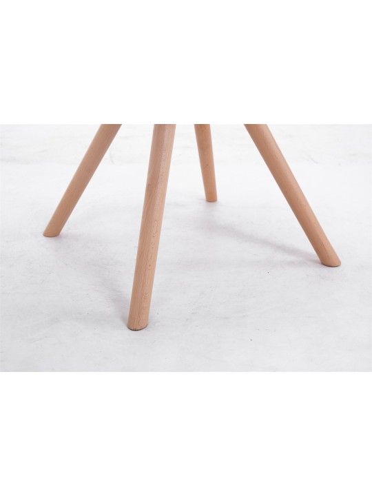 Vierailutuoli Toulouse kangas Natura pyöreä, harmaa