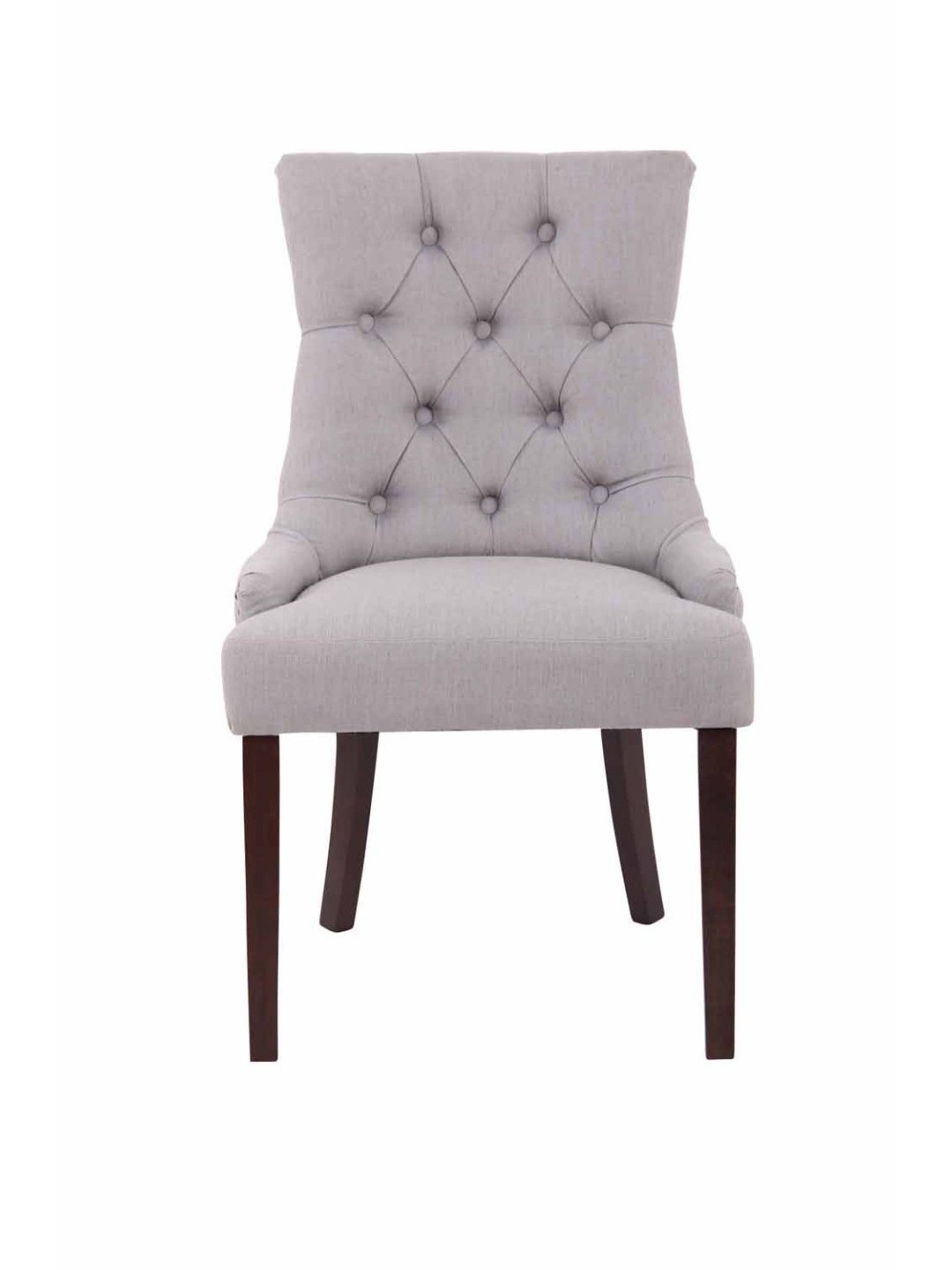 Ruokasalin tuoli Aberdeen kangas antiikki, harmaa