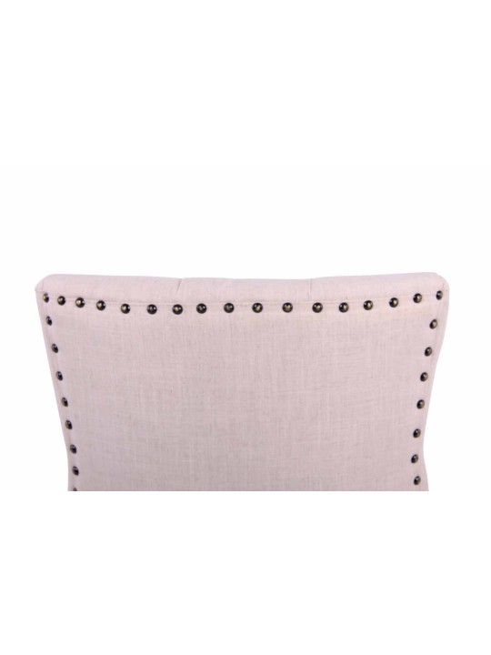 Ruokasalin tuoli Aberdeen kangas antiikki, kermanvärinen