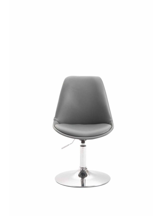 Tuoli Maverick C keinonahkaa, harmaa