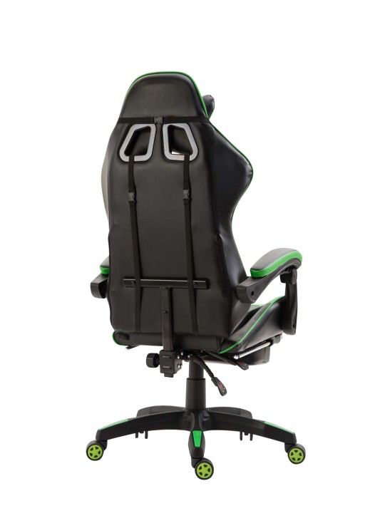 Ignite keinonahkainen työtuoli, musta/vihreä