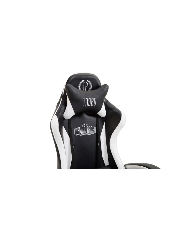 Ignite keinonahkainen työtuoli, musta/valkoinen