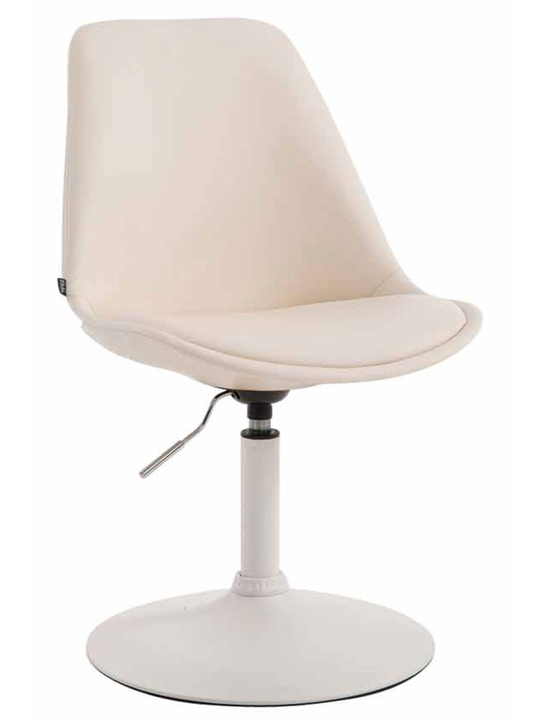 Tuoli Maverick W keinonahkaa, kermanvärinen