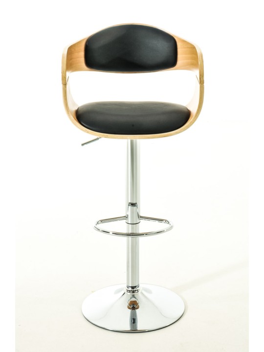 2 baarijakkaran sarja Kingston C keinonahkaa, luonnonvärinen/musta