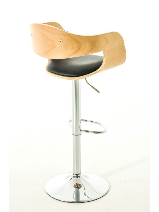 2 baarijakkaran sarja Kingston C keinonahkaa, luonnonvärinen/musta