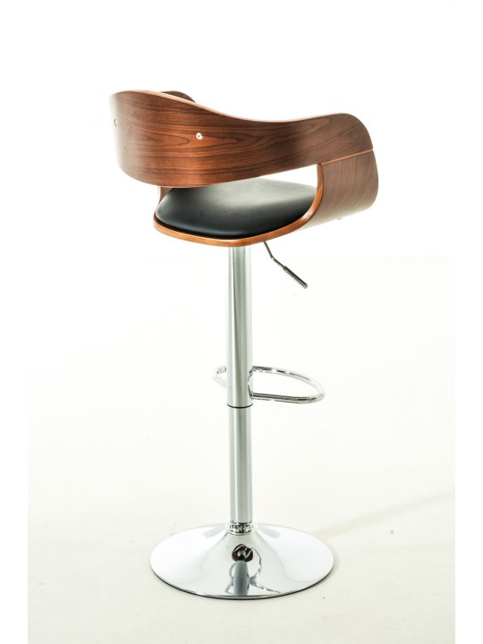 2 baarijakkaran sarja Kingston C keinonahkaa, pähkinä/musta