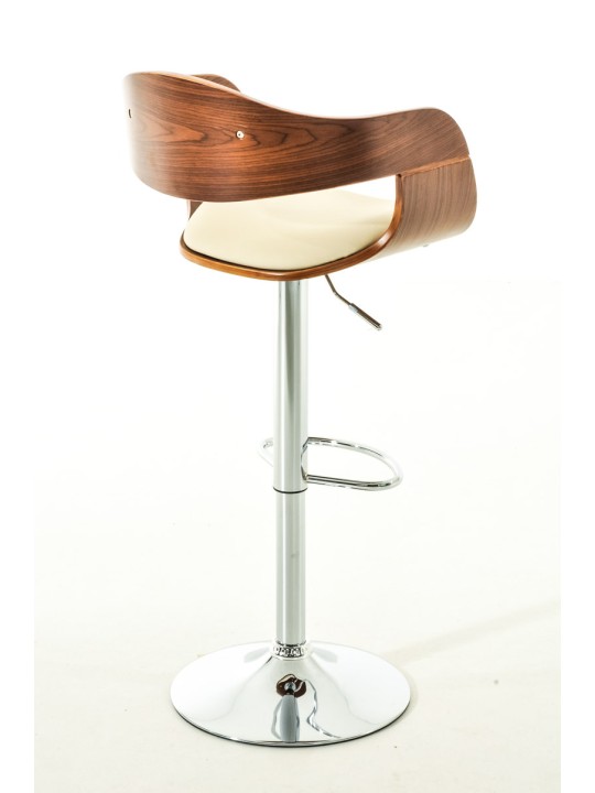 2 baarijakkaran sarja Kingston C keinonahkaa, pähkinä/kermanvärinen