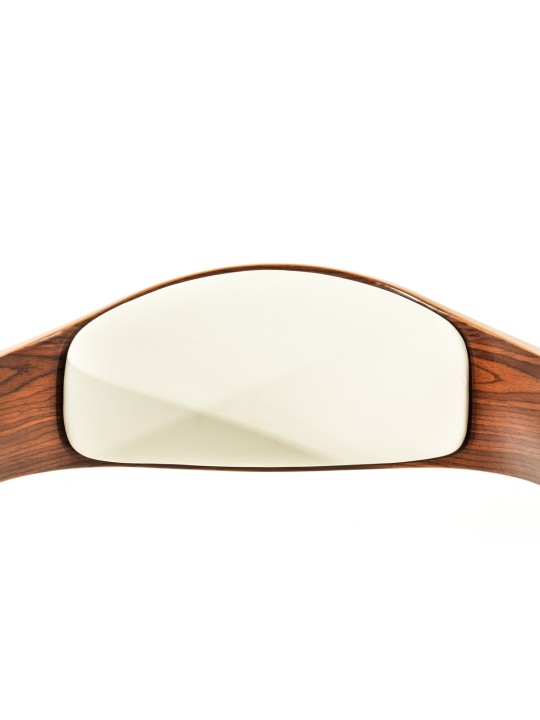 2 baarijakkaran sarja Kingston C keinonahkaa, pähkinä/valkoinen