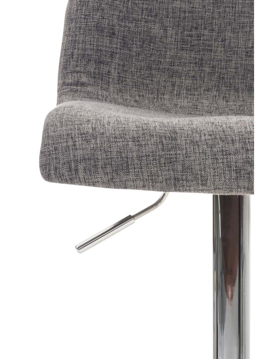 2 baarijakkaran sarja Hoover kangas kromi, vaaleanharmaa