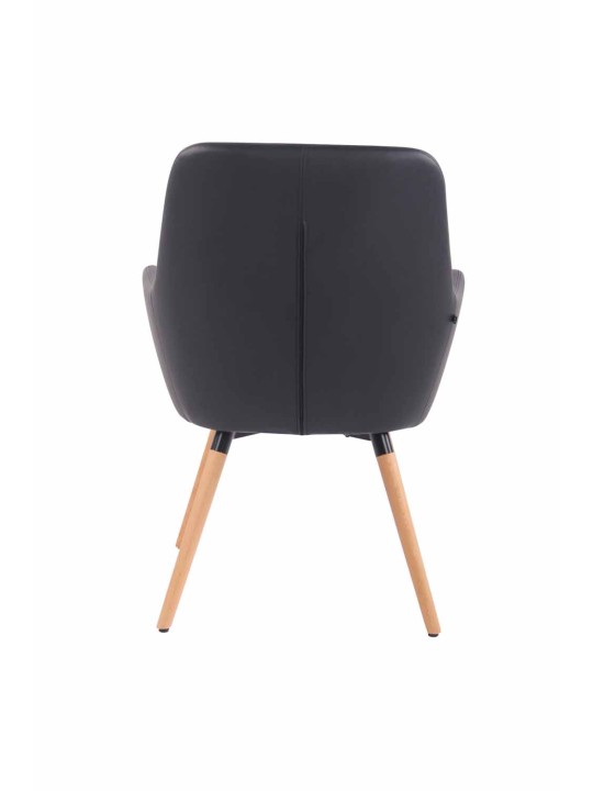 Lounger Aarhus keinonahkaa luonnollinen, musta