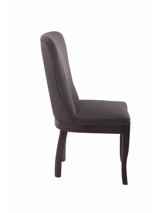 Tuoli Windsor kangasta, tummanharmaa