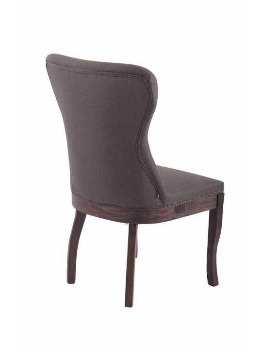 Tuoli Windsor kangasta, tummanharmaa