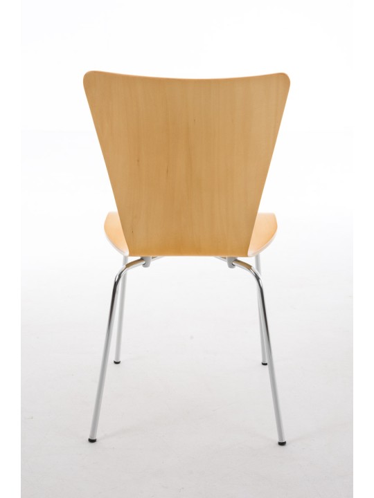 2 vierailijatuolin setti Aaron, luonnonvärinen