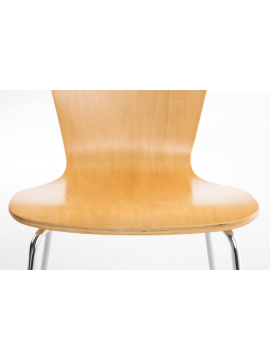 2 vierailijatuolin setti Aaron, luonnonvärinen