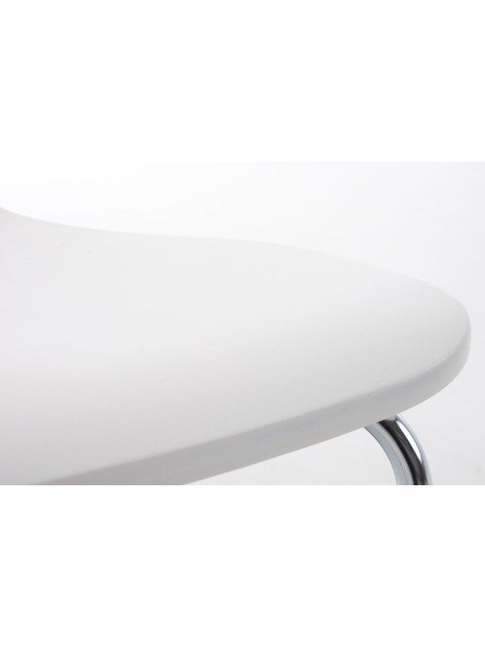 4 vierailijatuolin setti Aaron, valkoinen