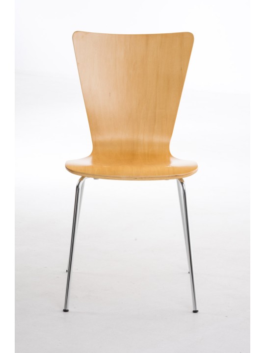 4 vierailijatuolin setti Aaron, luonnonvärinen